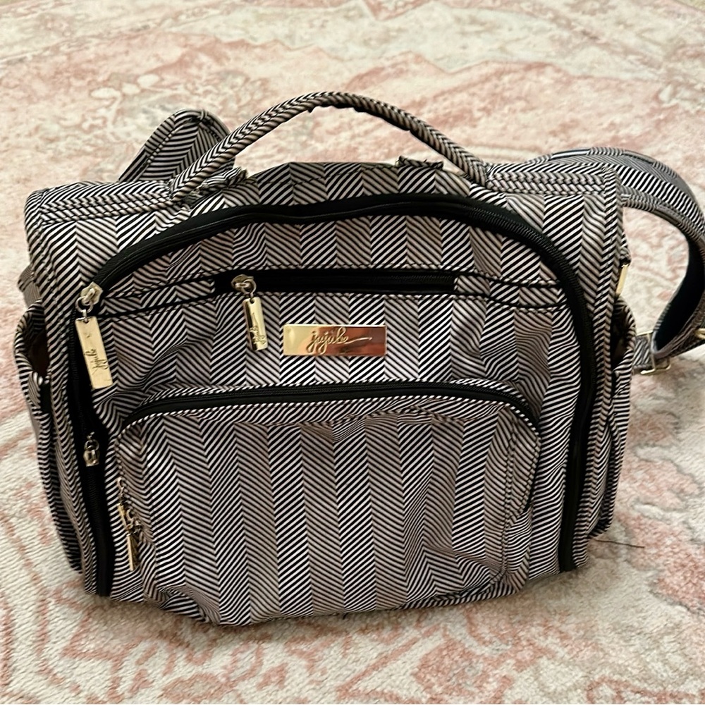 JuJuBe BFF Convertible Diaper Backpack/Messenger Bag